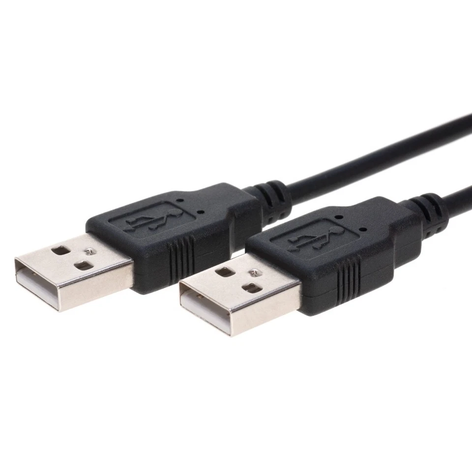 2-Pack – 15FT USB 2.0 Cable A-Male/A-Male High-Speed Data Transfer/Charging Cord - Image 3 of 4