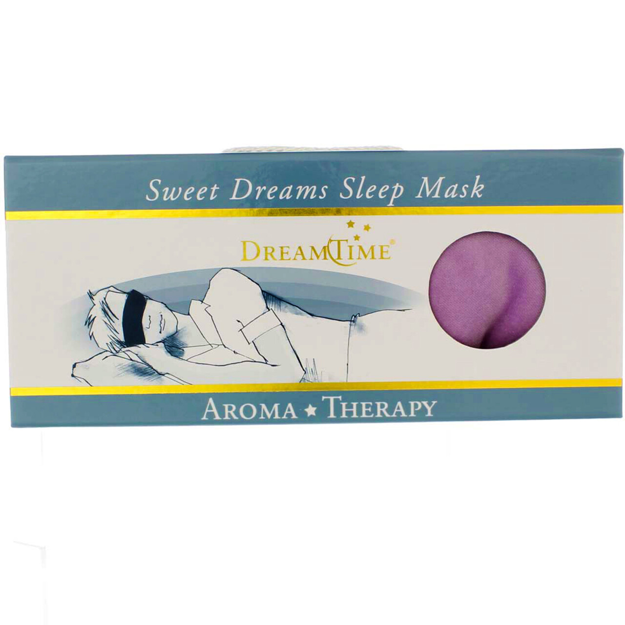 4 Pack DreamTime Aromatherapy Sweet Dreams Sleep Mask, Lavender