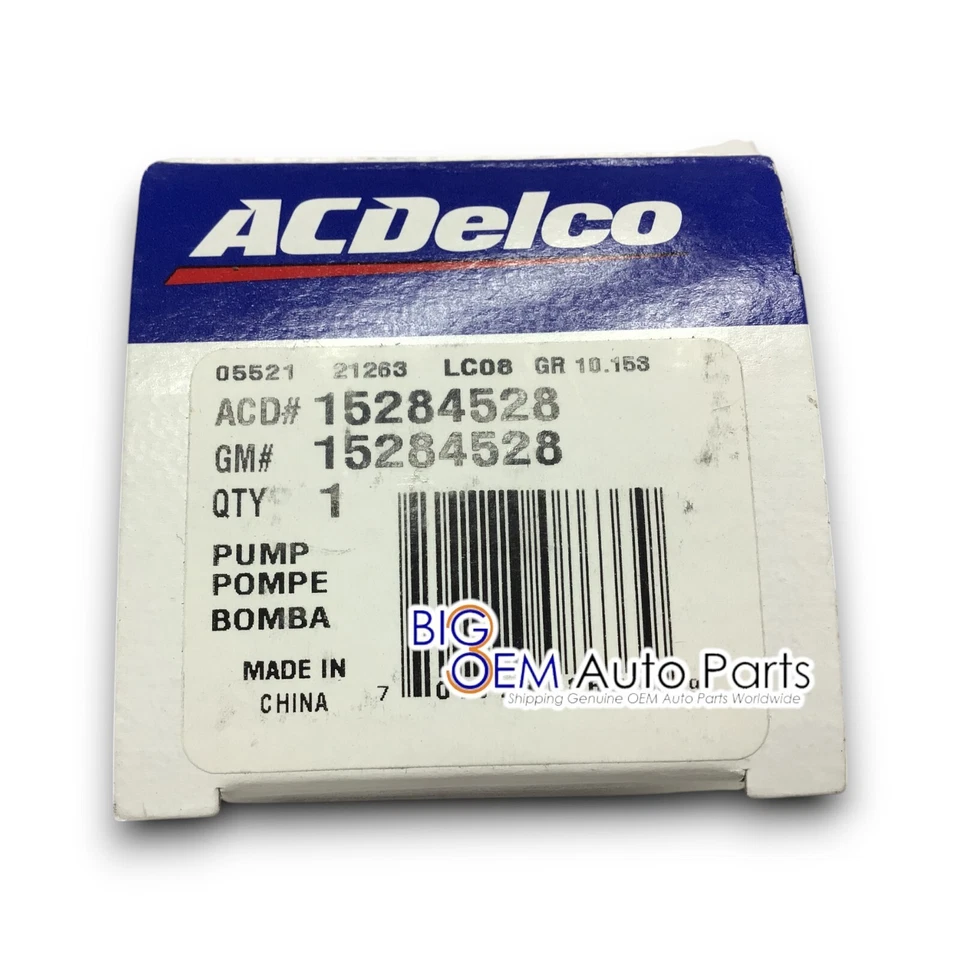 04-12 Chevrolet Malibu 05-10 Pontiac G6 Parabrisas Lavadora Fluido Bomba OE 15284528 Foto 4 de 4