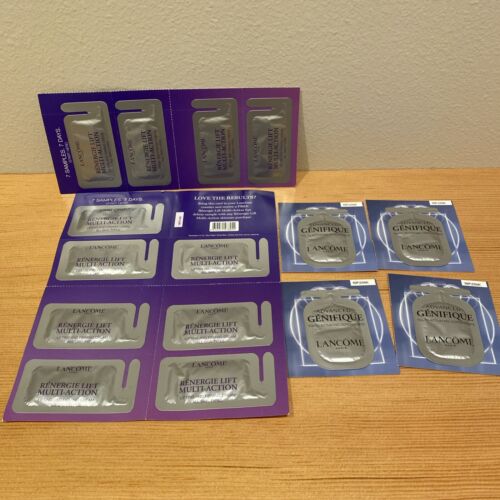 Lancôme Sample Lot (15 Sachets) Renergie Lift And Genifique Youth Activating