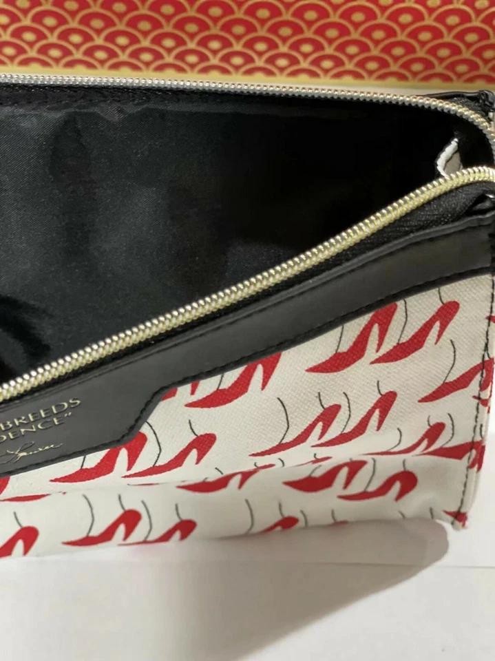 Bolsa de cosméticos de maquillaje ESTEE LAUDER roja negra Foto 4 de 4