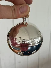 WALLACE 2024 SILVER-PLATED SLEIGH BELL CHRISTMAS ORNAMENT 54TH EDITION USA NIB