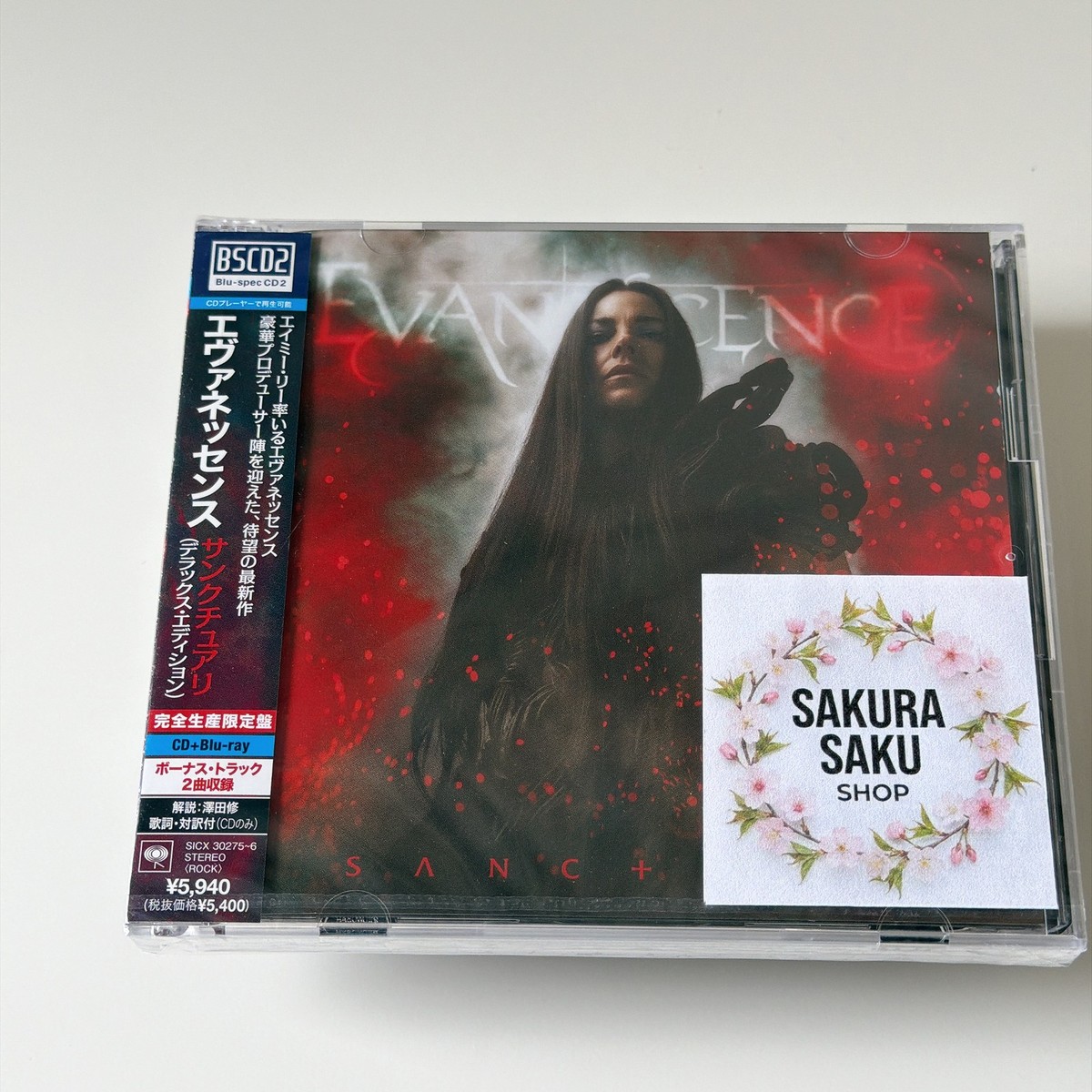 Evanescence Sanctuary Deluxe Edition Blu-spec CD2+Blu-ray+Bonus