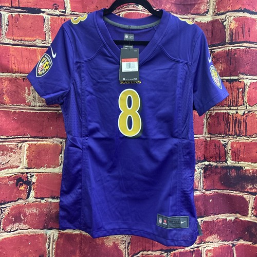 Nike Baltimore Ravens Lamar Jackson Jersey, Women Size L - Purple