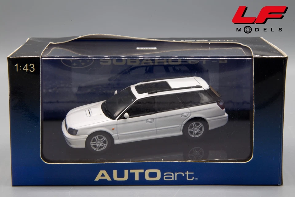 1:43 Subaru Legacy GTB 1999 White - Autoart - Immagine 3 di 3