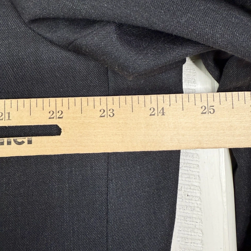 Traje Pronto Uomo Para Hombre 46R Gris 2 Botones 100% Lana Calce Ejecutivo Pantalones 42x29 Planos Foto 3 de 4