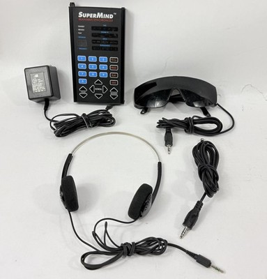Zygon SuperMind Brainwave Synchronizer Meditation Glasses Headphones Works Great
