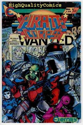PIRATE CORPS #1, VF/NM, Evan Dorkin, Sci-Fi, Aliens, Robot, 1987