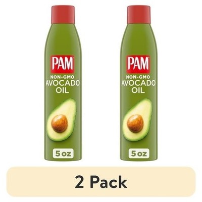 2 Pack PAM Avocado Oil Non Stick Cooking Spray 5 oz Non GMO Cooking Spray