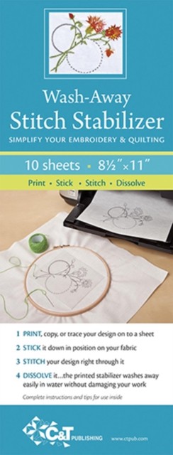 Wash-Away Stitch Stabilizer by C&T Publishing (General merchandise)
