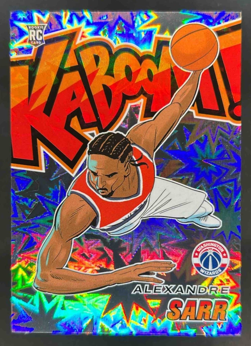 2024-25 Panini Revolution Alexandre Sarr Kaboom-Vertical SP RC #17 Wizards
