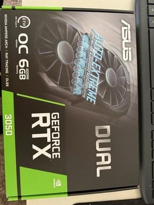 NEW ASUS Dual NVIDIA GeForce RTX 3050 6GB OC Edition Gaming Graphics Card - GPU