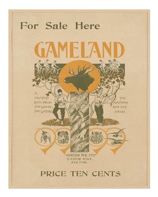 Vintage Gameland Wandkunst Rustikales Outdoor-Thema Natur Wandkunst