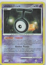 Unown [T] Reverse Holo Uncommon Mysterious Treasures 67/123 HP