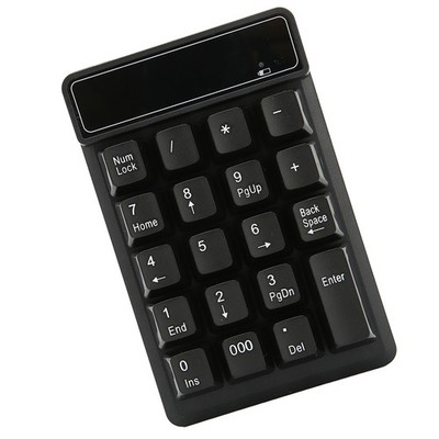 Wireless Number Pad 19 Keys 2.4GHz Wireless Portable Ergonomic Design Water SGNC
