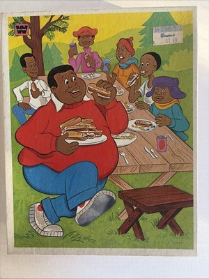 Fat Albert and the Cosby Kids Jigsaw Puzzle 1975 Vintage Whitman COMPLETE