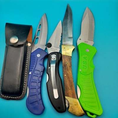 Pocket Knife Lot Of 4 Ruko Whitetail Cutlery Frozen Pakistan 