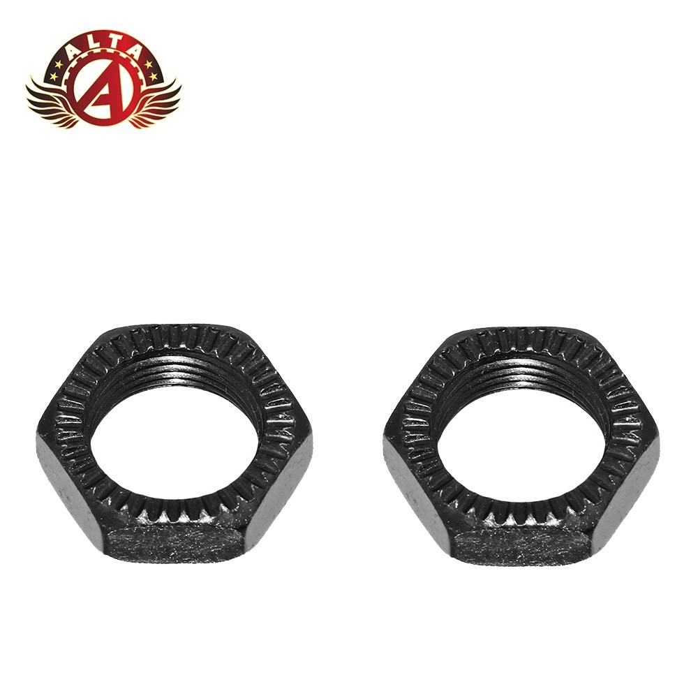 Axle Lock Nut Black Bike Hub Jam Nuts Front Rear Bmx/mtb.