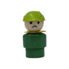 Fisher Price Vintage Little People  Wooden Green Woodsman for Castle #993- DN1