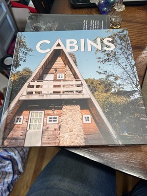 Cozy Cabins Coffee Table 14 Page 10''x10'' Hardcover Picture Book New