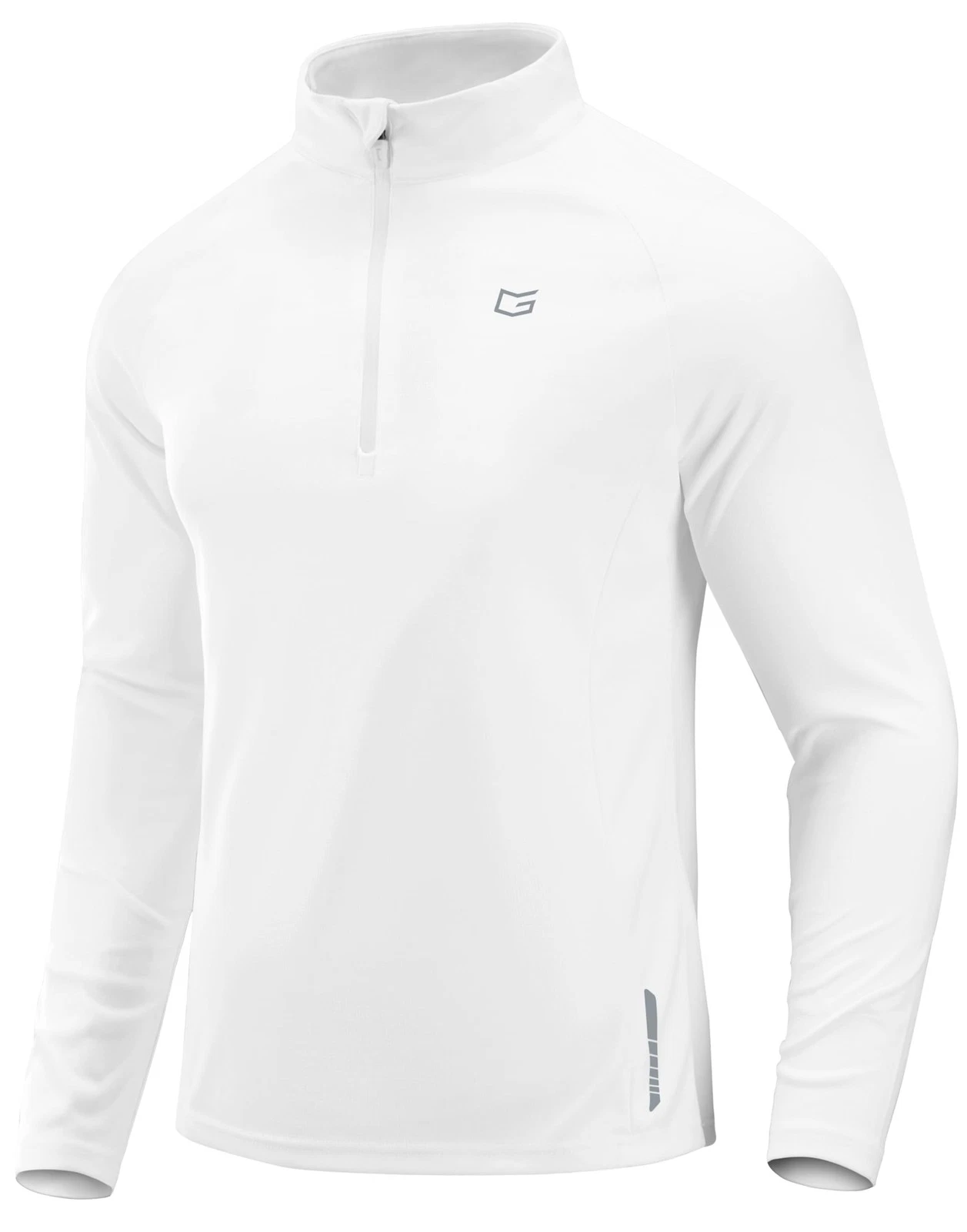 Men's Running Shirts Long Sleeve Athletic Shirt Lightweight Quick Dry Quarter...