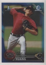 2016 Bowman Chrome Prospects Blue Refractor 129/150 Wei-Chieh Huang #BCP11 d9r