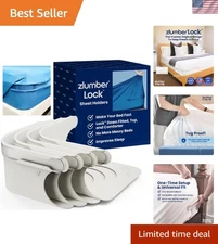 Patented Secure Sheet Holder with Heavy-Duty Mattress Straps - Universal Fit