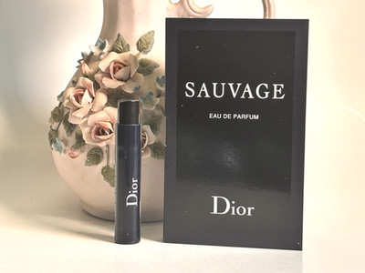 Dior Sauvage Men's Eau de Parfum Sample spray - 0.3 Fl.Oz / 1ml X 01 Vial Carded