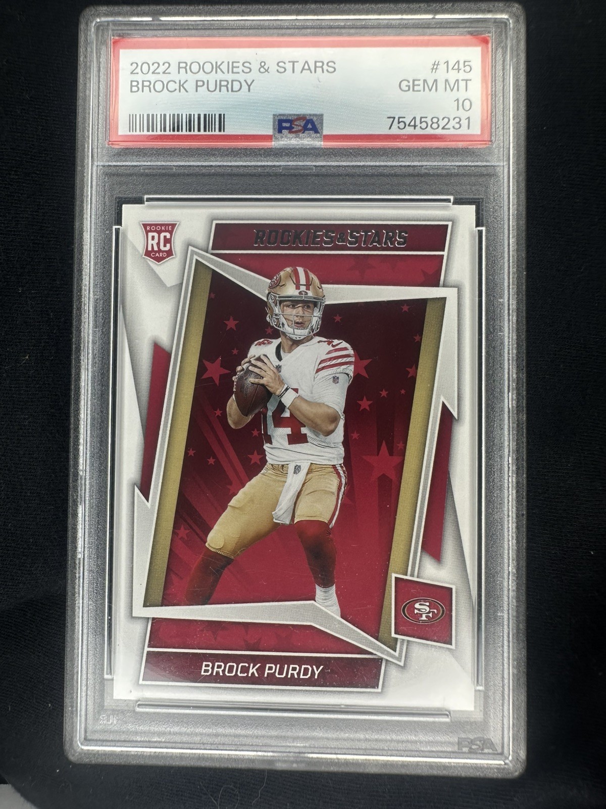 Brock Purdy Panini Rookies & Stars #145 Base