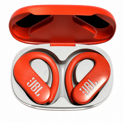 JBL Endurance Peak 3 Bluetooth Wireless Earbuds Noise Cancelling Coral Orange