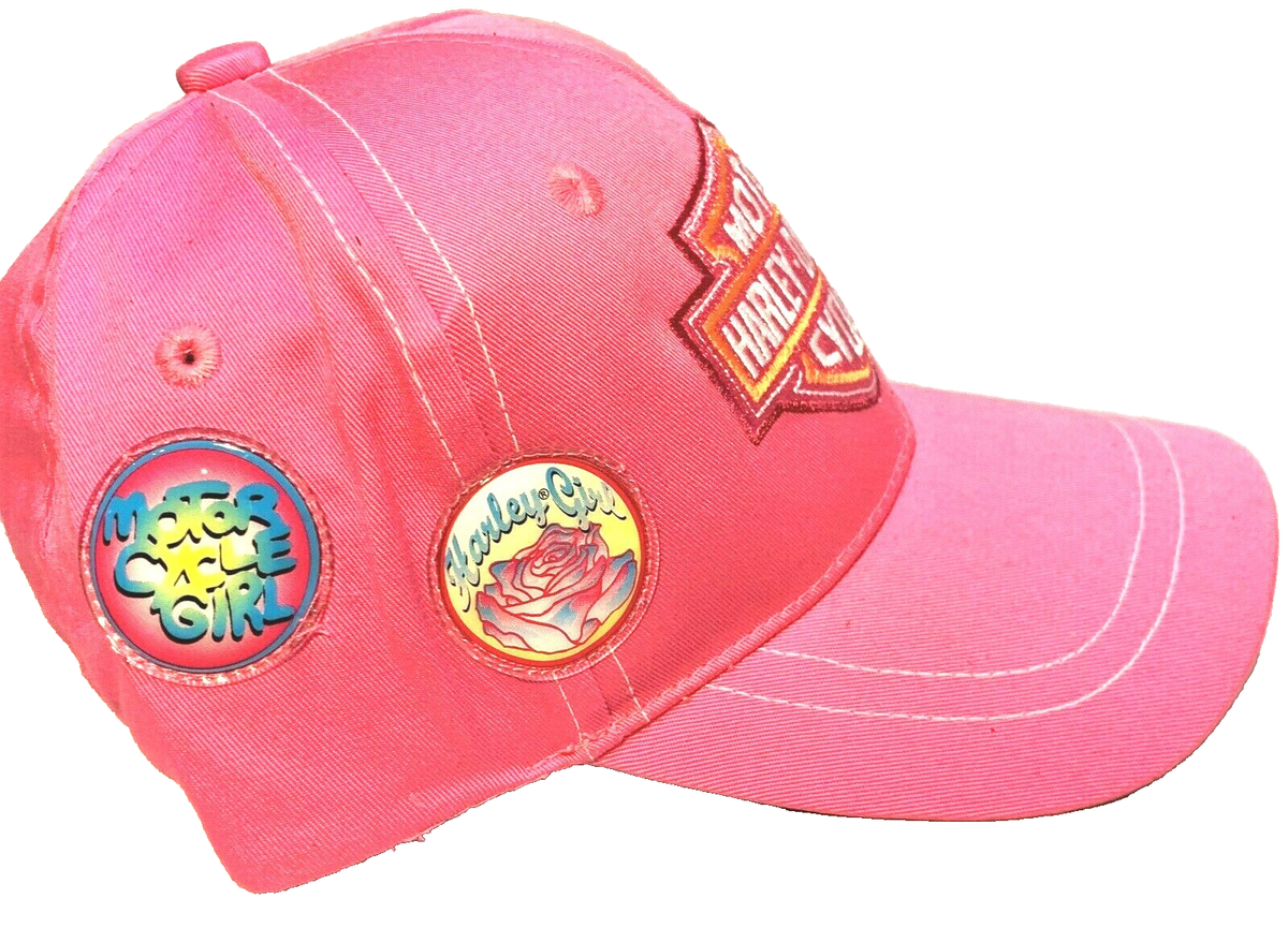 HARLEY DAVIDSON® INFANT BABY GIRLS PINK EMBROIDERED B&S 