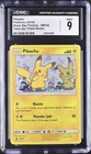 CGC 9 💎 Pikachu #SM162 - 2019 Pokemon Team Up 1-Pack Black Star Promo