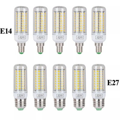 LED Glühbirne Birne E27 E14 Mais Licht Leuchtmittel Warm/Kalt Weiß 5730 SMD