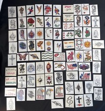 M13 Lot 100 Vintage Vending Machine Temporary Tattoos Early 2000  s Late 1990  s