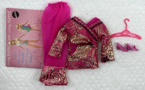 VINTAGE 1970's MATTEL BARBIE BRIGHT N BROCADE #1786 OUTFIT