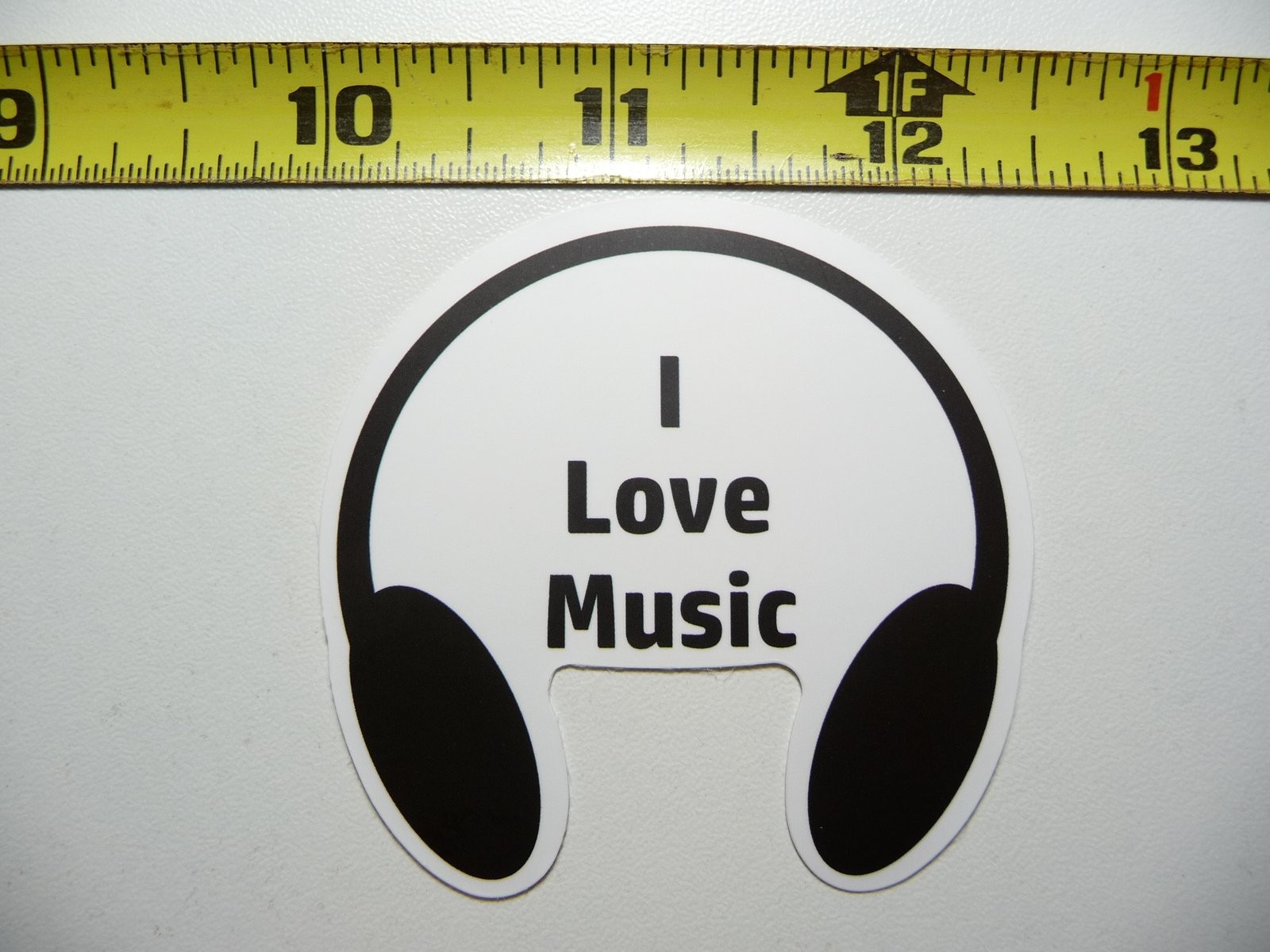 BW Headphones Music Lover Sticker Decal for Band & Musician Fans