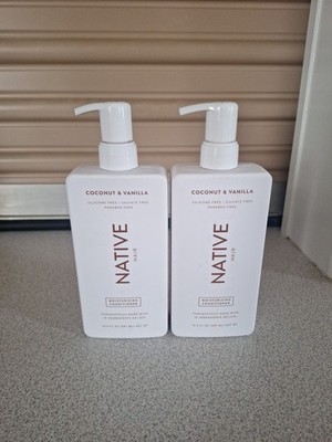 2pk NATIVE Coconut & Vanilla Moisturizing Conditioner 487ml Each Organic