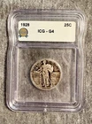 (2) 1928 ICG G4 Liberty Quarters
