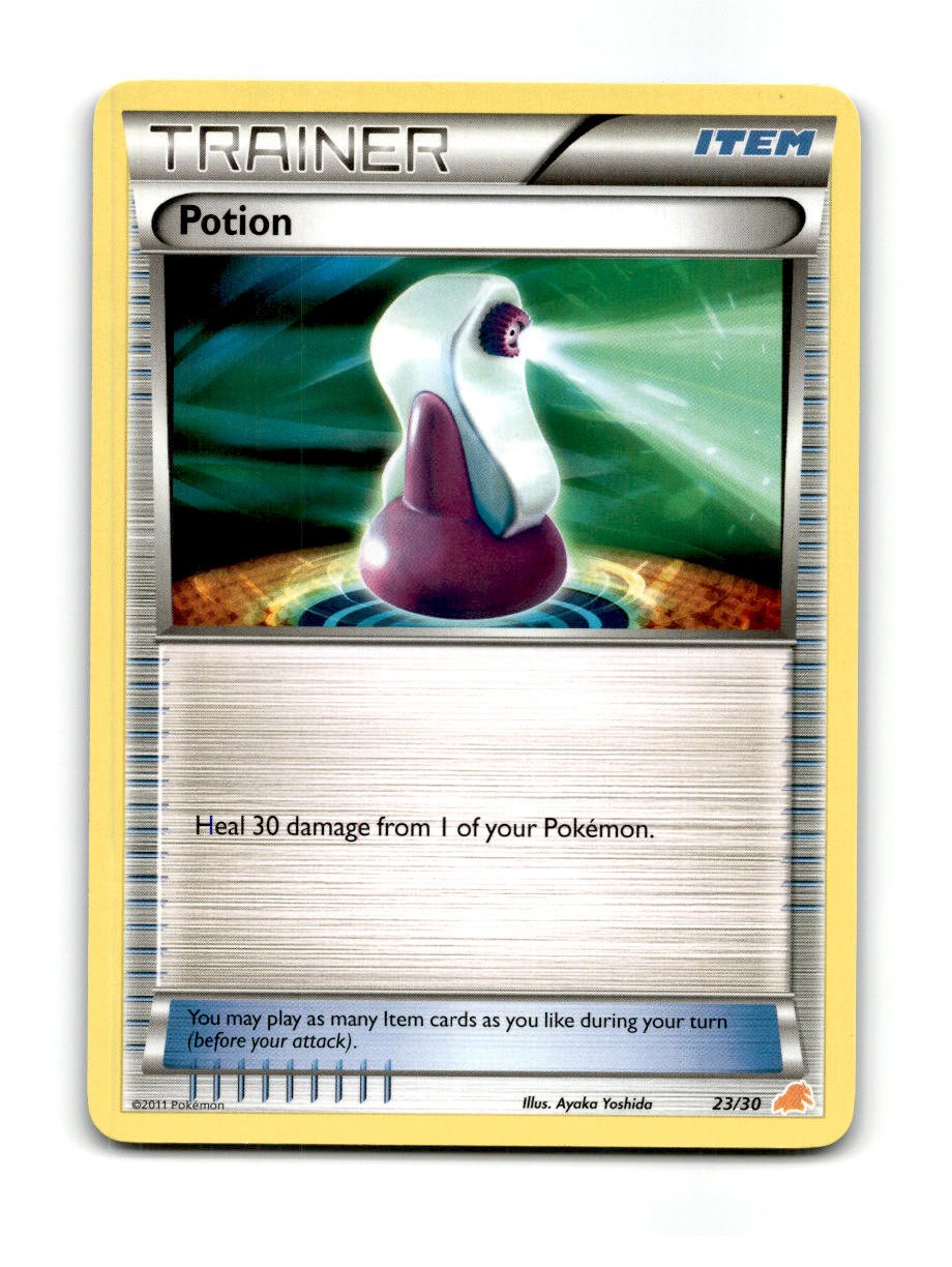 Potion (#23) 23/30 Common BW Trainer Kit: Excadrill & Zoroark Pokemon NM ~01663