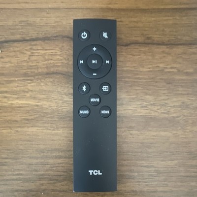 TCL Alto 7 Soundbar remote