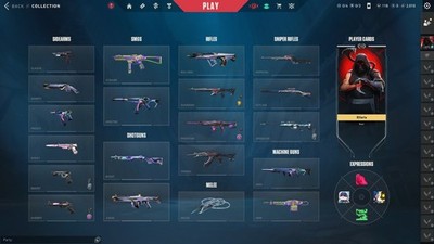Valorant Account - Blackthorn Vandal, Blades, Singularity Sheriff, Diamond 3, PC
