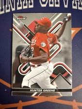 2022 Topps Finest Hunter Greene #69 Cincinnati Reds All-Star Rookie Base Card RC