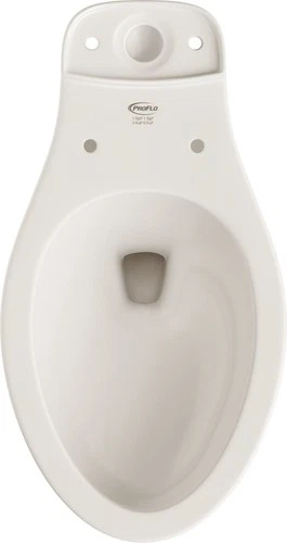 PROFLO PF1403T Elongated Toilet Bowl Only - White - Picture 3 of 3