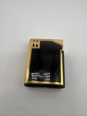 Hadson Mosel Black and Gold Butane Lighter