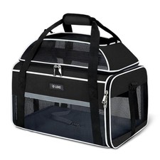 Top-Expandable Pet Carrier 17x11x9.5 Inch Alaska Hawaiian Airline Approved So...