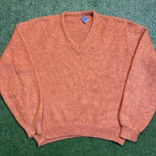 Vintage 1960s Mohair sweater by Brent Montgomery Ward Size M Kurt Cobain Furry
