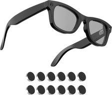 HiBloks LED Light Blocking Stickers Wayfarer/Skyler/Headliner, Black