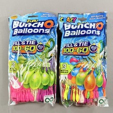 ZURU Bunch O Balloons Self-Sealing Fill Tie Water Balloons 100/60s 2pk