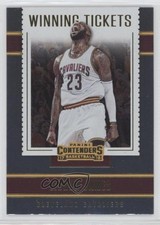 2017-18 Panini Contenders Winning Tickets LeBron James #23 yf0
