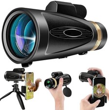 Monocular Telescope 80x100 HD Monoculars for Adults with Tripod, Monoculars f...